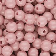 10 mm DQ acrylic beads shiny Vintage Pink