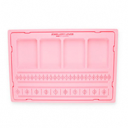 BY31® Bead / Bracelet Board with Cover Pink 8+2