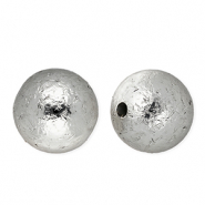 16 mm Acrylic beads round Silver