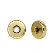 Acrylic beads rondelle Gold