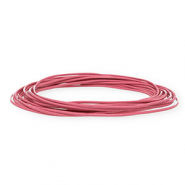 leather round 1,5mm Pink