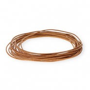 leather round 1,5mm Light Brown