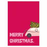 BY31® Jewellery cards "Merry christmas" Red-Light Pink-Green