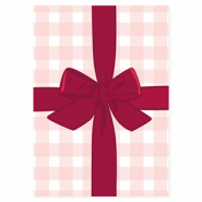 BY31® Jewellery cards bow Red-Light Peach-White