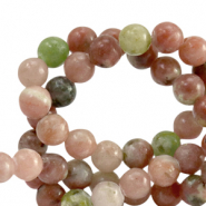 Natural stone beads Marble 6mm Marble Rose-Off White
