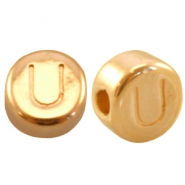 DQ European metal letterbead U Gold (nickel free) 