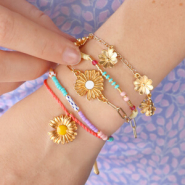 Inspirational Sets Make stylish jewellery with DQ European metal flower charms and connectors 