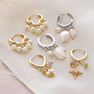 Inspirational Sets Create magnificent earrings with brass TQ metal earrings creole