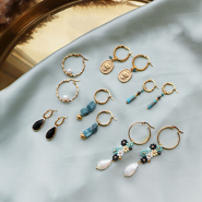 Inspirational Sets Design must-have earrings with stainless steel creoles