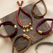 Inspirational Sets Bracelet inspiration with elastic Ibiza ribbon