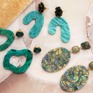 Inspirational Sets Tips for making earrings with resin pendants