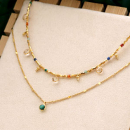 Inspirational Sets Design necklaces using crystal glass charms