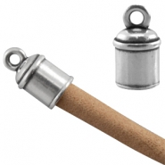 DQ European metal beads silver Check out our DQ European metal end caps in antique silver