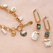 NEW Beautiful freshwater pearls charms and connectors