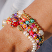 NEW Beautiful colourful ceramic beads