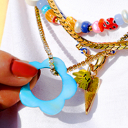 Inspirational Sets Make colourful cool necklaces with shell and polymer beads