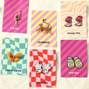 NEW Just arrived! Brooches, pins and jewellery cards