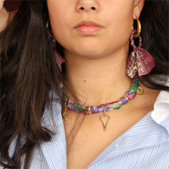 Inspirational Sets Create unique jewellery with silk sari ribbon and DQ metal sliders