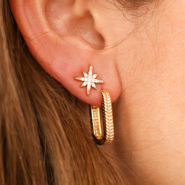NEW New stunning brass TQ metal earrings!