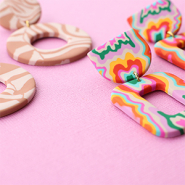 Inspirational Sets Create funky earrings with polymer pendants