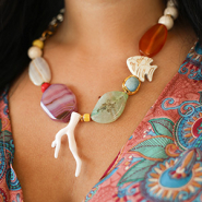 Inspirational Sets Create beautiful necklaces & earrings with natural stone beads