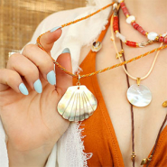 Inspirational Sets Inspiration time with large shell pendants and beads