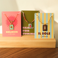 Inspirational Sets Combine handmade embroidered charms with BY31® jewellery cards