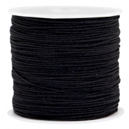 Macram&eacute; bead cord 0.8mm Black