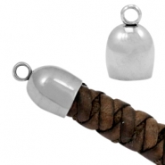 Stainless steel end cap &Oslash;6mm Silver