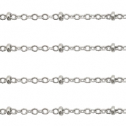 Stainless Steel findings belcher chains 2mm Silver