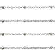 Stainless Steel findings belcher chains 1.4mm Silver