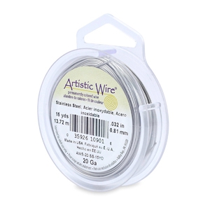 20 Gauge Artistic Wire Stainless Steel