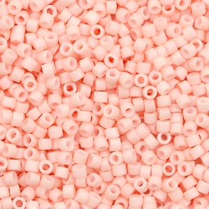 Miyuki beads delica's 11/0 Opaque Matte Light Salmon Pink