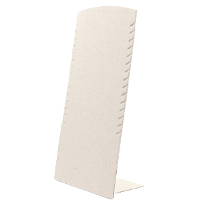 Jewellery display linen large Linen-Grey