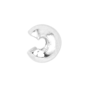 Beadalon Crimp Cover 5mm Silver