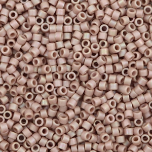 Miyuki beads delica's 11/0 Opaque Glazed Frosted Rainbow Lavender DB-2305