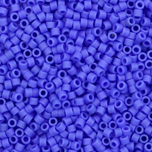 Miyuki beads delica's 11/0 Opaque Matte Cyan Blue DB-1588