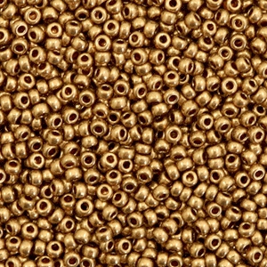 Miyuki seed beads 11/0 Metallic Light Bronze 11-457L