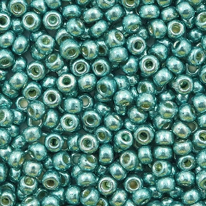 Miyuki seed beads 8/0 Duracoat Galvanized Sea Foam Green 8-4217