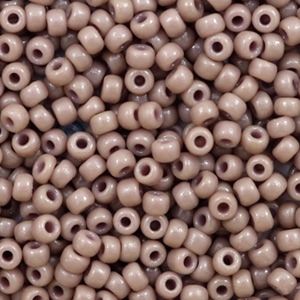 Miyuki seed beads 8/0 Duracoat Opaque Beige 8-4455