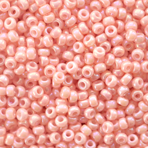 Miyuki seed beads 11/0 Opaque Luster Tea Rose 11-596