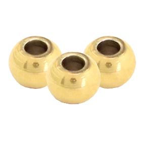 Stainless steel beads 4mm Gold