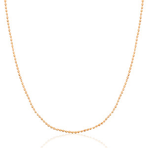 Stainless steel necklaces ball chain Mix&Match Rose Gold