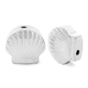 Hematite beads shell Silver