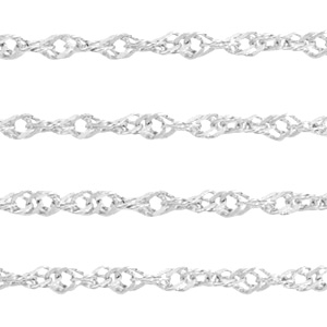 Stainless Steel findings weave belcher chain Silver