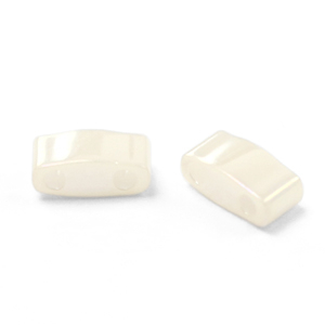 Miyuki beads half tila 5x2.3mm Ceylon Antique Ivory Pearl HTL-592