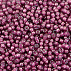 Miyuki seed beads 11/0 Fancy Lined Aubergine 11-386