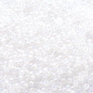 Miyuki seed beads 11/0 Transparent Matte AB Crystal 11-131fr