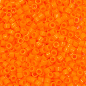 Miyuki beads delica's 11/0 Opaque Mandarin Orange DB-1133