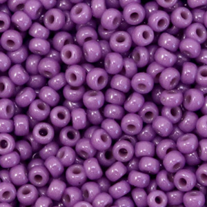 Miyuki seed beads 8/0 Duracoat Opaque Anemone Purple 8-4490